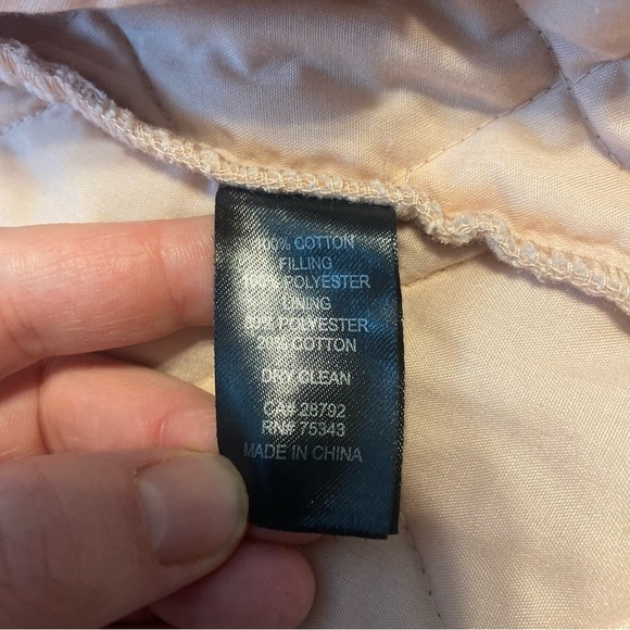 Joie Quilted Barn Utility Coat Jacket Light Mauve Size Medium - Picture 4 of 9